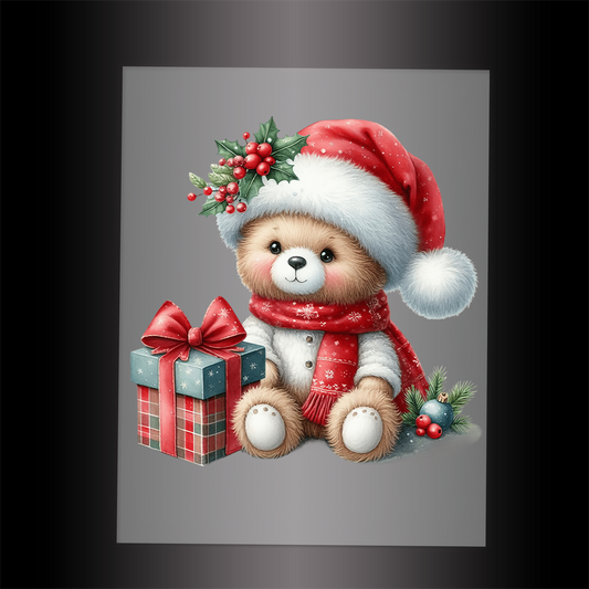 (DTF-XA025) BEARY CHRISTMAS - Garment Transfer