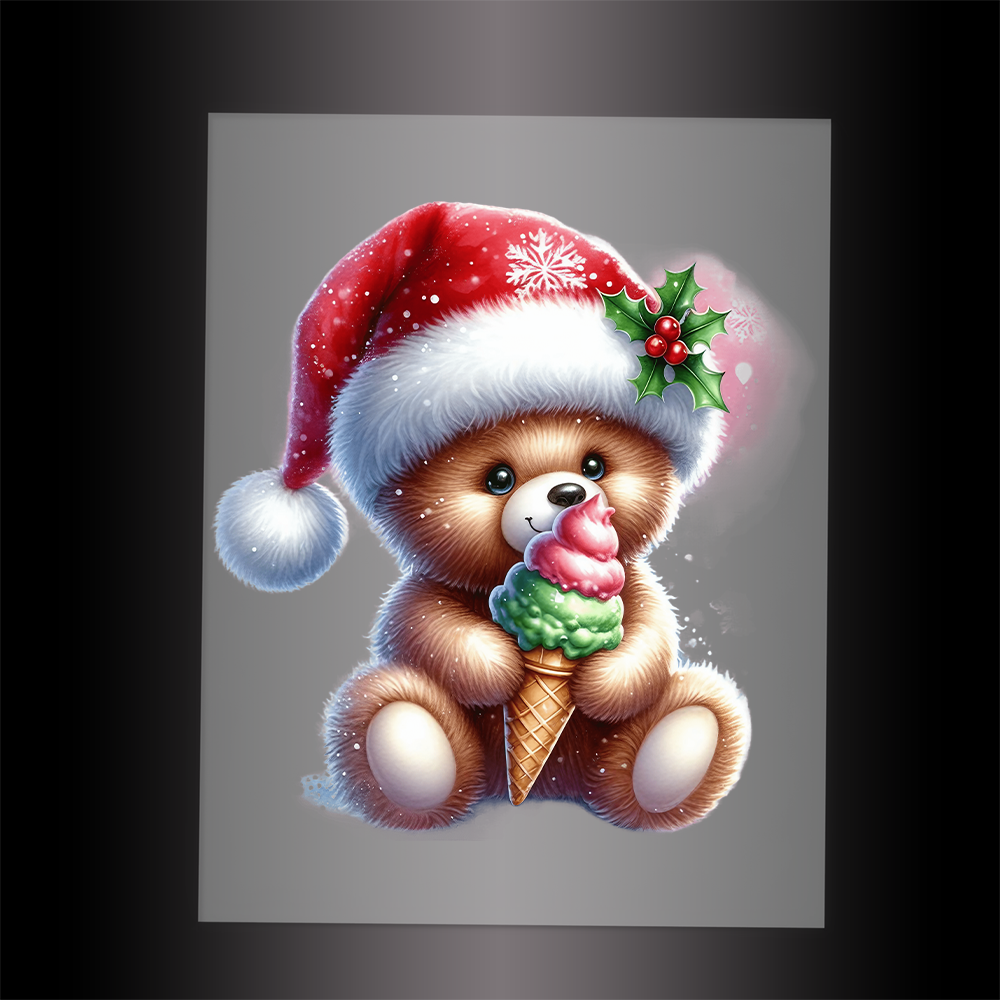 (DTF-XA026) BEARY CHRISTMAS - Garment Transfer