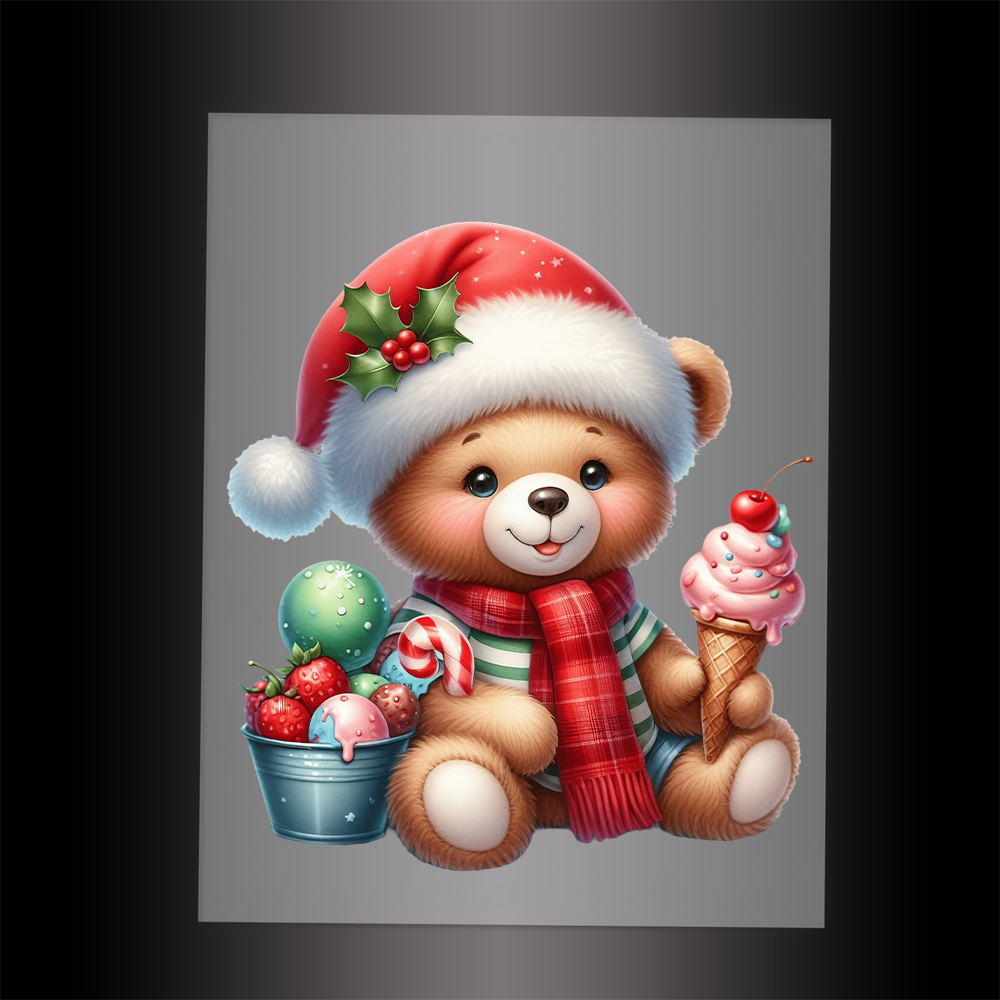(DTF-XA027) BEARY CHRISTMAS - Garment Transfer