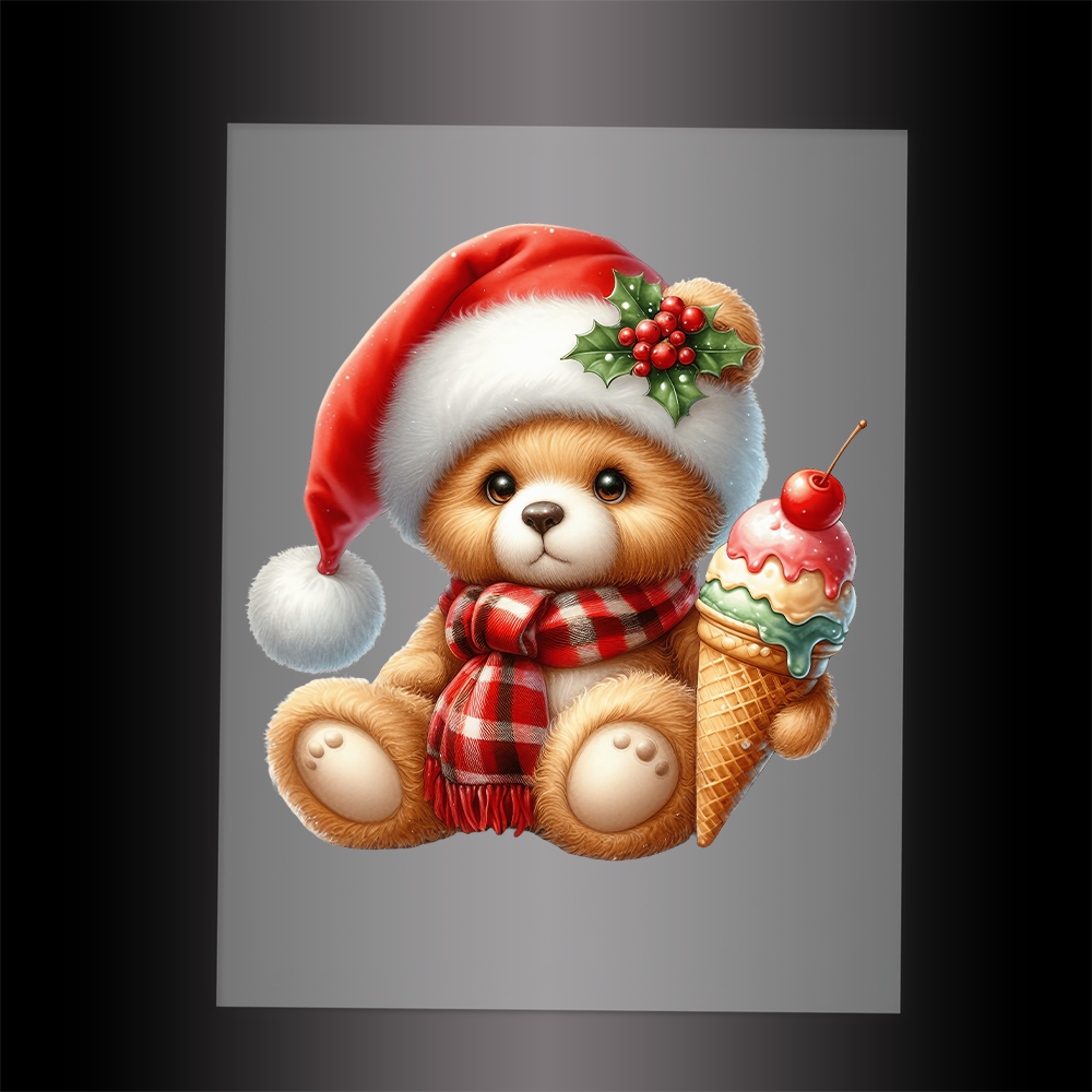 (DTF-XA031) BEARY CHRISTMAS - Garment Transfer