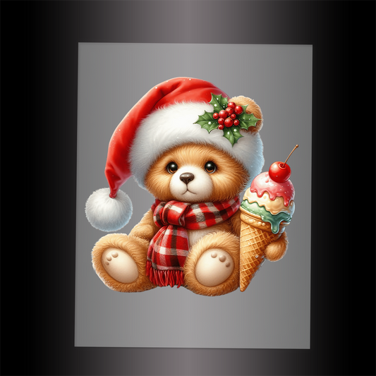 (DTF-XA031) BEARY CHRISTMAS - Garment Transfer