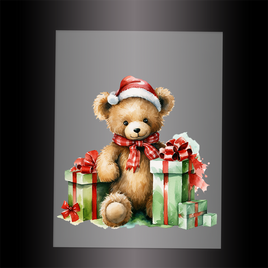 (DTF-XA037) BEARY CHRISTMAS - Garment Transfer