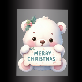 (DTF-XA058) BEARY CHRISTMAS - Garment Transfer