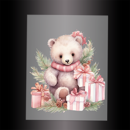 (DTF-XA060) BEARY CHRISTMAS - Garment Transfer