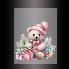 (DTF-XA061) BEARY CHRISTMAS - Garment Transfer