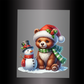 (DTF-XA067) BEARY CHRISTMAS - Garment Transfer