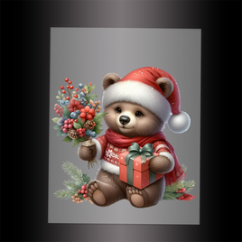 (DTF-XA071) BEARY CHRISTMAS - Garment Transfer