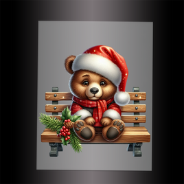 (DTF-XA073) BEARY CHRISTMAS - Garment Transfer