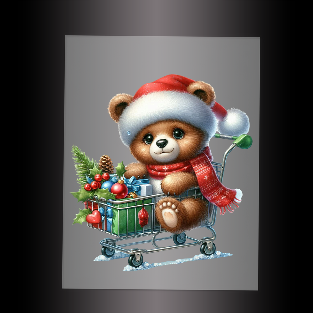 (DTF-XA075) BEARY CHRISTMAS - Garment Transfer