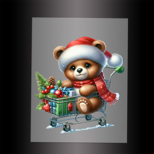 (DTF-XA075) BEARY CHRISTMAS - Garment Transfer