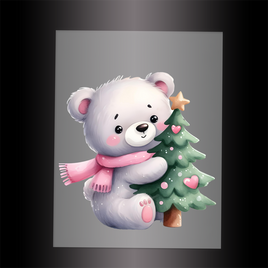 (DTF-XA087) BEARY CHRISTMAS - Garment Transfer