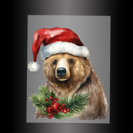 (DTF-XA097) BEARY CHRISTMAS - Garment Transfer