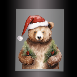 (DTF-XA098) BEARY CHRISTMAS - Garment Transfer