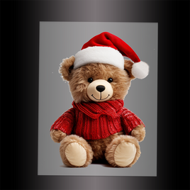 (DTF-XA100) BEARY CHRISTMAS - Garment Transfer