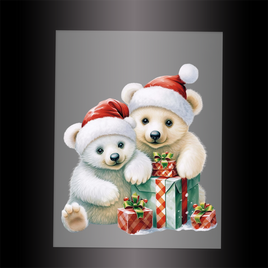 (DTF-XA116) BEARY CHRISTMAS - Garment Transfer