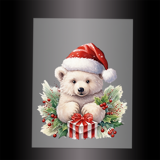 (DTF-XA119) BEARY CHRISTMAS - Garment Transfer