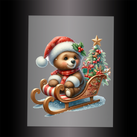 (DTF-XA125) BEARY CHRISTMAS - Garment Transfer