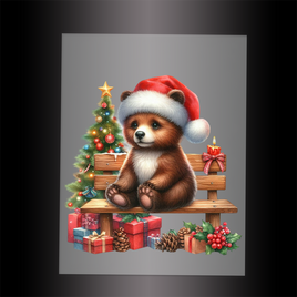 (DTF-XA131) BEARY CHRISTMAS - Garment Transfer