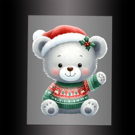 (DTF-XA139) BEARY CHRISTMAS - Garment Transfer