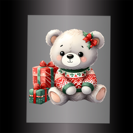 (DTF-XA142) BEARY CHRISTMAS - Garment Transfer