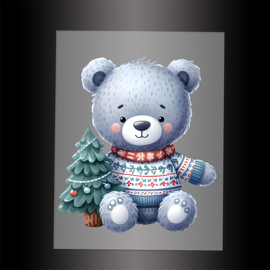 (DTF-XA148) BEARY CHRISTMAS - Garment Transfer