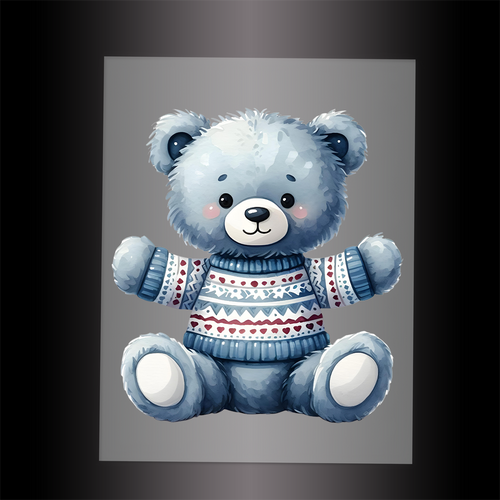 (DTF-XA150) BEARY CHRISTMAS - Garment Transfer