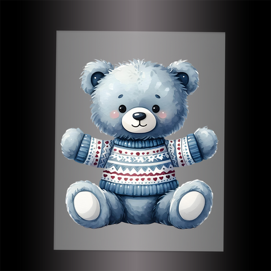 (DTF-XA150) BEARY CHRISTMAS - Garment Transfer