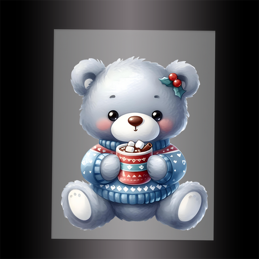 (DTF-XA151) BEARY CHRISTMAS - Garment Transfer