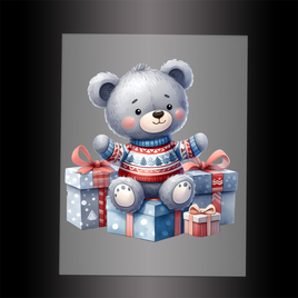 (DTF-XA152) BEARY CHRISTMAS - Garment Transfer