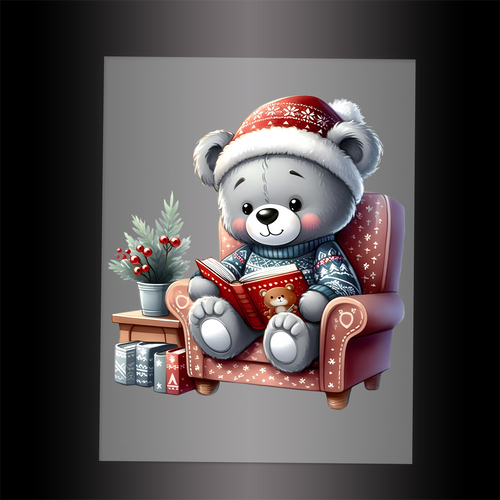 (DTF-XA154) BEARY CHRISTMAS - Garment Transfer