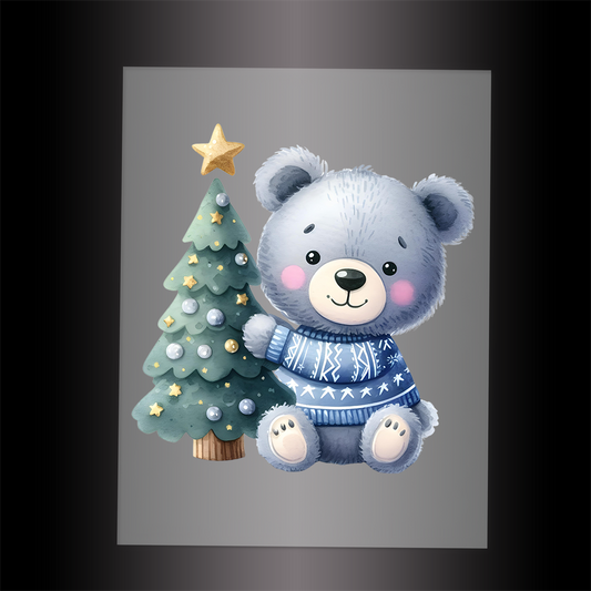 (DTF-XA157) BEARY CHRISTMAS - Garment Transfer