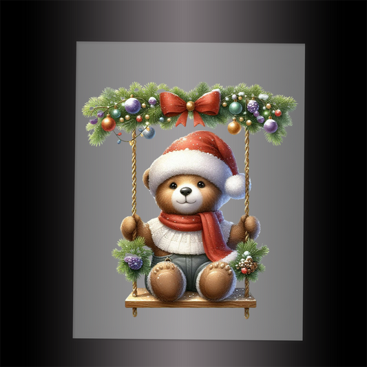 (DTF-XA158) BEARY CHRISTMAS - Garment Transfer