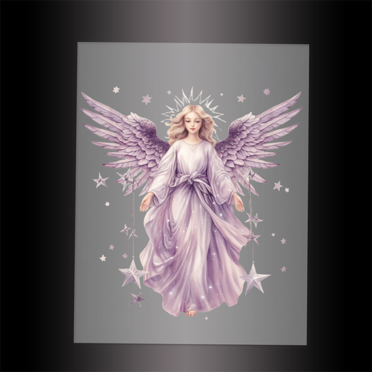 (DTF-XANG076) CHRISTMAS ANGEL - Garment Transfer