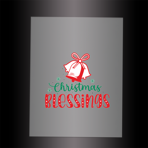 (DTF-XB004) CHRISTMAS BLESSINGS - Garment Transfer