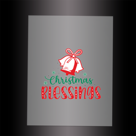 (DTF-XB004) CHRISTMAS BLESSINGS - Garment Transfer