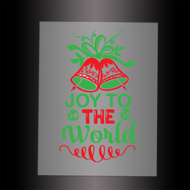 (DTF-XB025) JOY TO THE WORLD - Garment Transfer