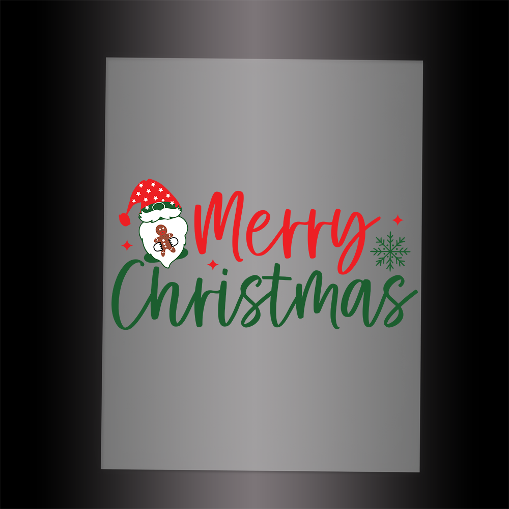 (DTF-XB031) MERRY CHRISTMAS - Garment Transfer
