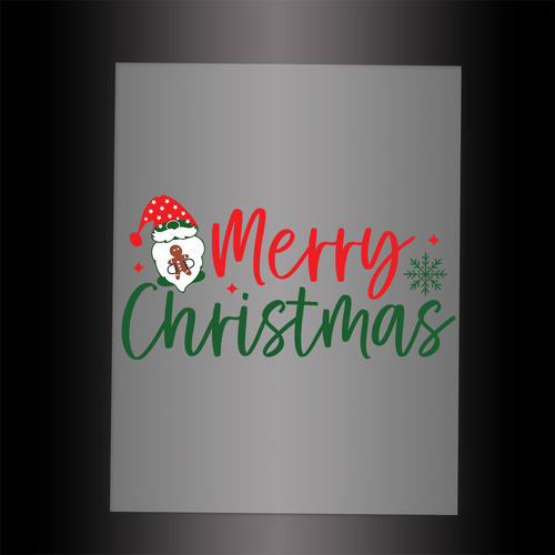 (DTF-XB031) MERRY CHRISTMAS - Garment Transfer