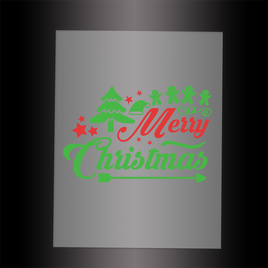 (DTF-XB035) MERRY CHRISTMAS - Garment Transfer