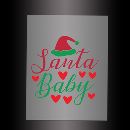 (DTF-XB046) SANTA BABY - Garment Transfer