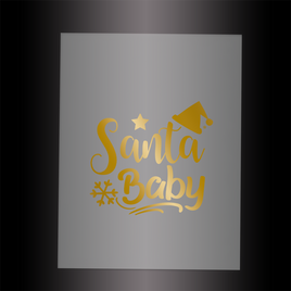 (DTF-XB047) SANTA BABY - Garment Transfer