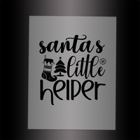 (DTF-XB053) SANTA'S LITTLE HELPER - Garment Transfer