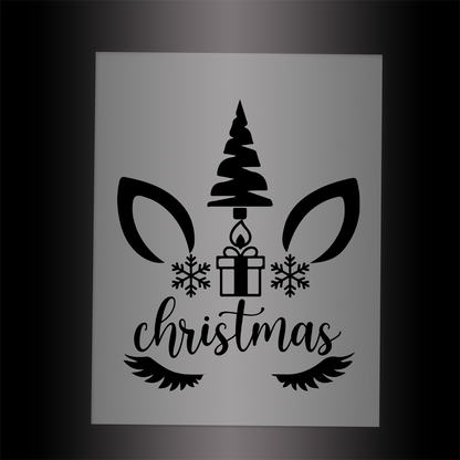 (DTF-XB054) UNICORN CHRISTMAS - Garment Transfer