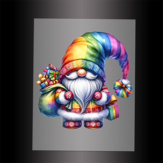 (DTF-XGM019) CHRISTMAS GNOME - Garment Transfer