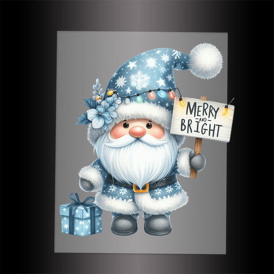 (DTF-XGM089) CHRISTMAS GNOME - Garment Transfer