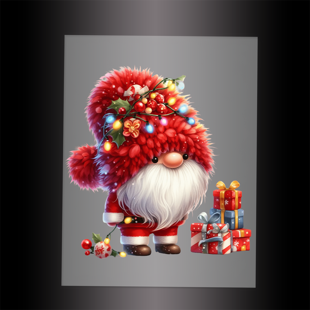 (DTF-XGM090) CHRISTMAS GNOME - Garment Transfer