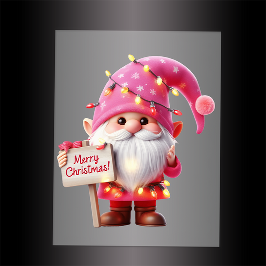 (DTF-XGM103) CHRISTMAS GNOME - Garment Transfer