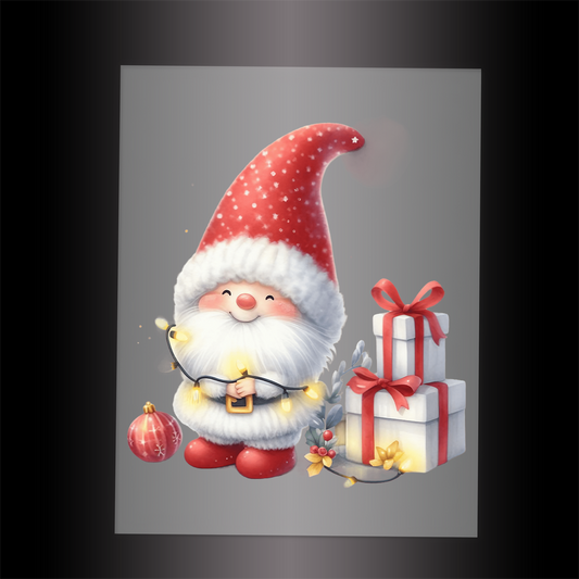 (DTF-XGM104) CHRISTMAS GNOME - Garment Transfer