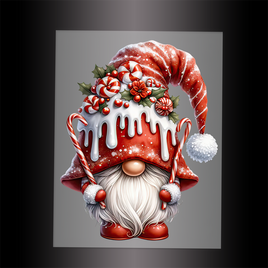 (DTF-XGM118) CHRISTMAS GNOME - Garment Transfer