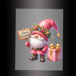 (DTF-XGM137) CHRISTMAS GNOME - Garment Transfer